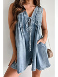 Denim Romper